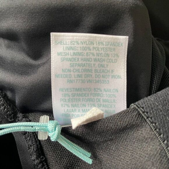 Kona Sol Womens One Piece Black Keyhole Swimsuit - Picture 7 of 7